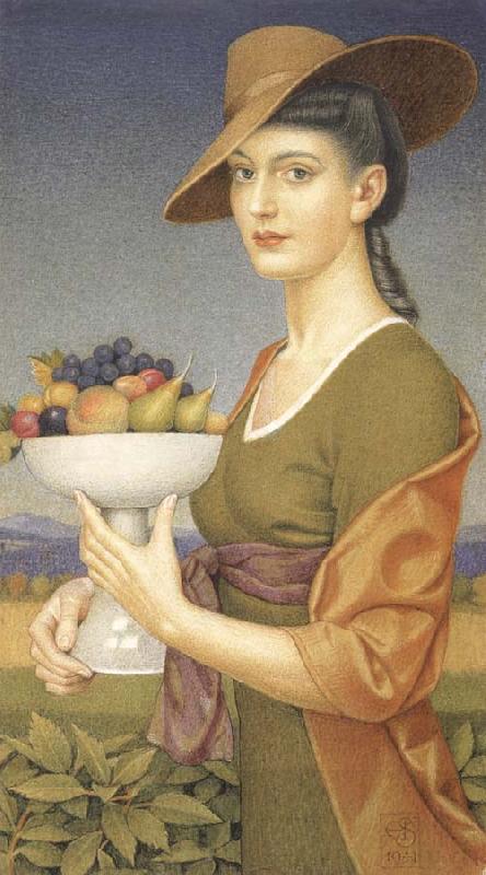 Joseph E.Southall A Dish of Fruit